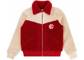 Eric Emanuel EE High Pile Fleece Jacket Red/White