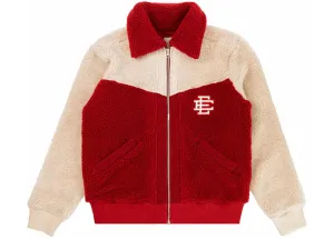 Eric Emanuel EE High Pile Fleece Jacket Red/White