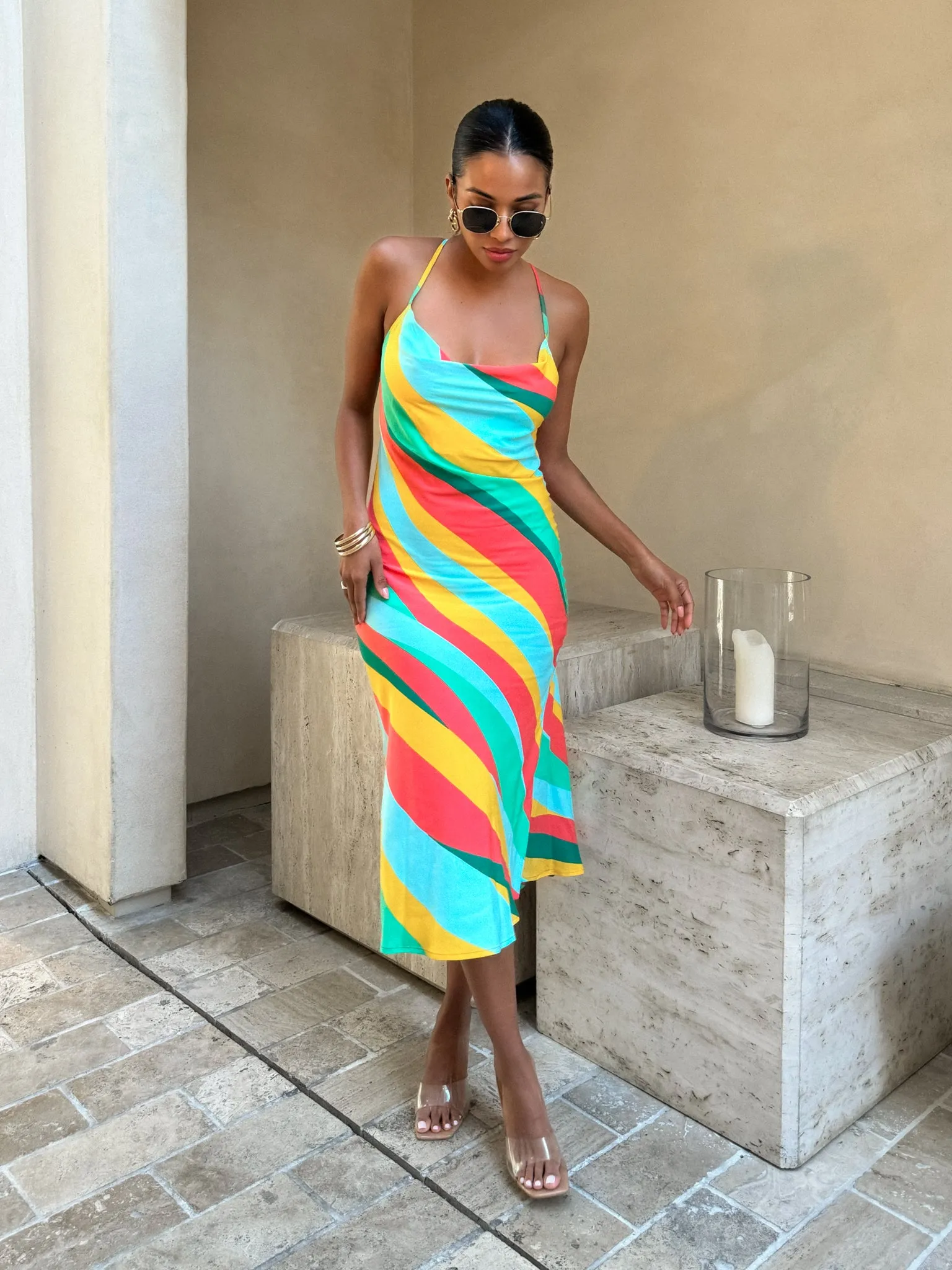 Feeling Lucky Midi Dress - Final Sale