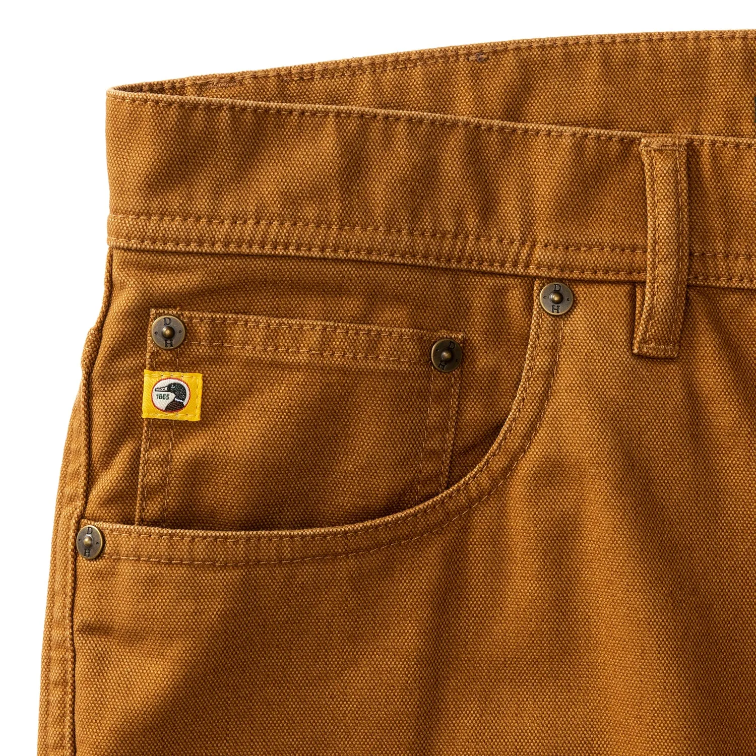 Field Canvas Five-Pocket - Dark Amber