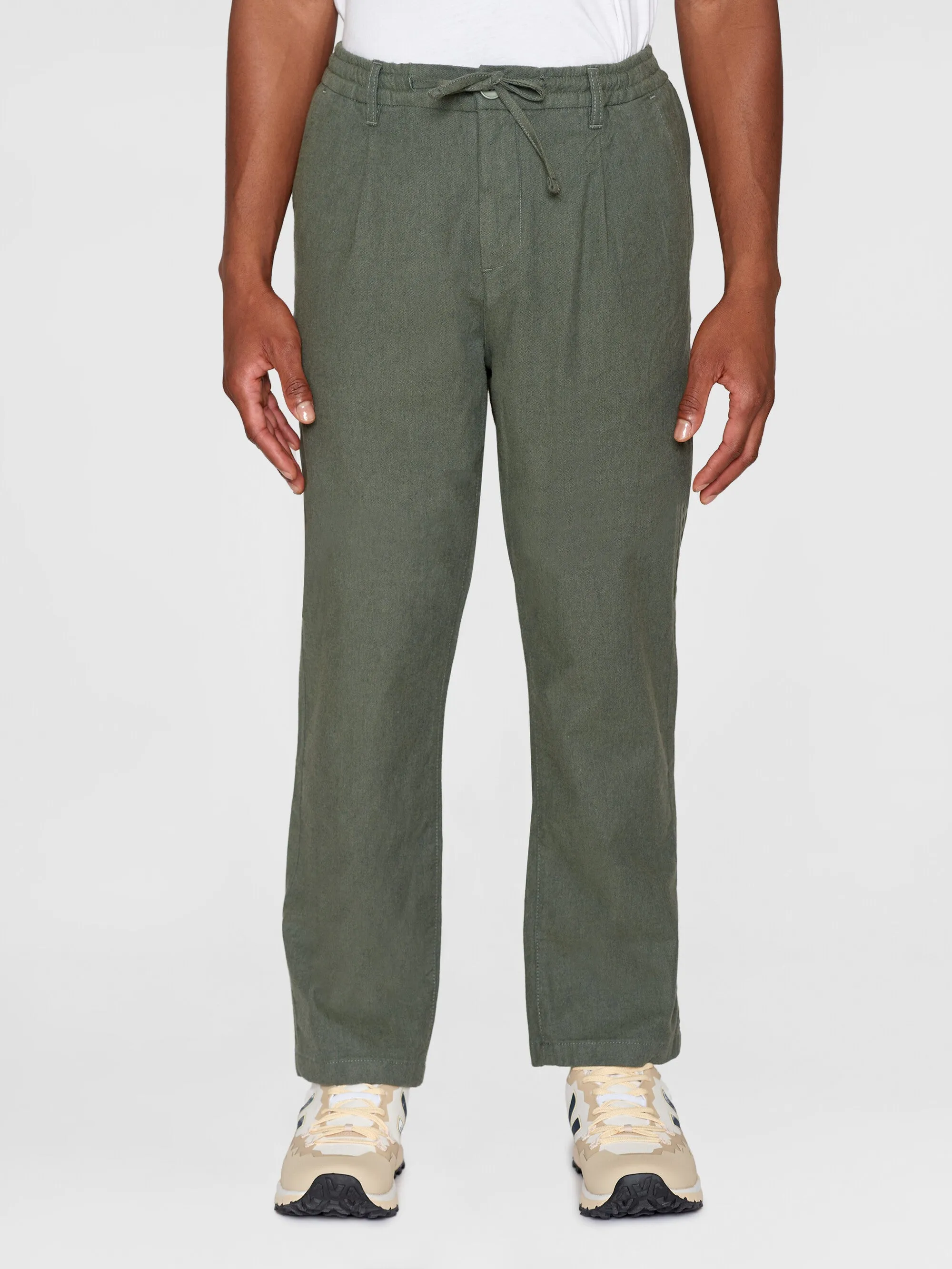 FIG loose flannel chino pants - Forrest Night