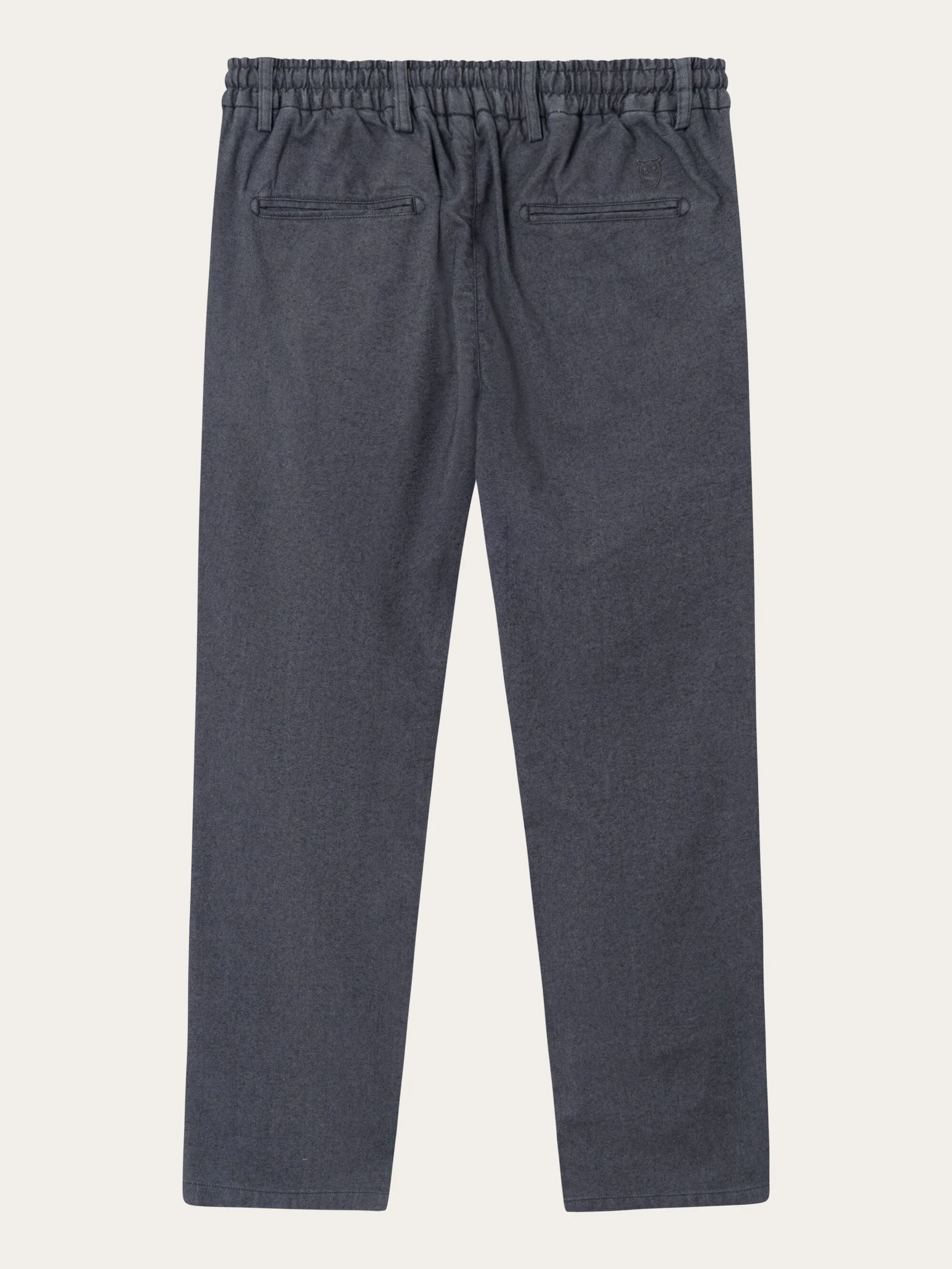 FIG loose flannel chino pants - Gray Pinstripe