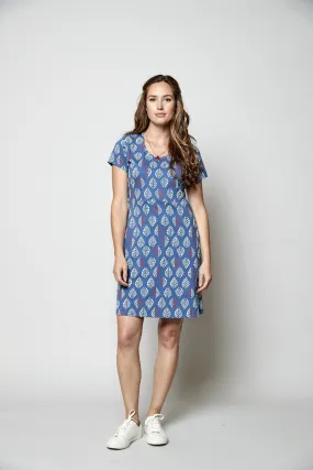 Flared Organic Cotton Tunic Dress