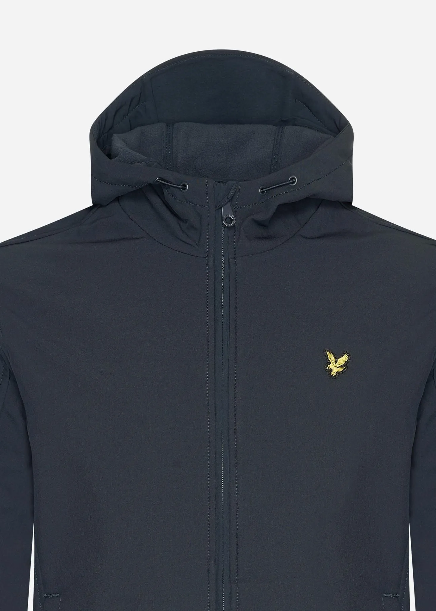 Fleece back softshell jacket - dark navy