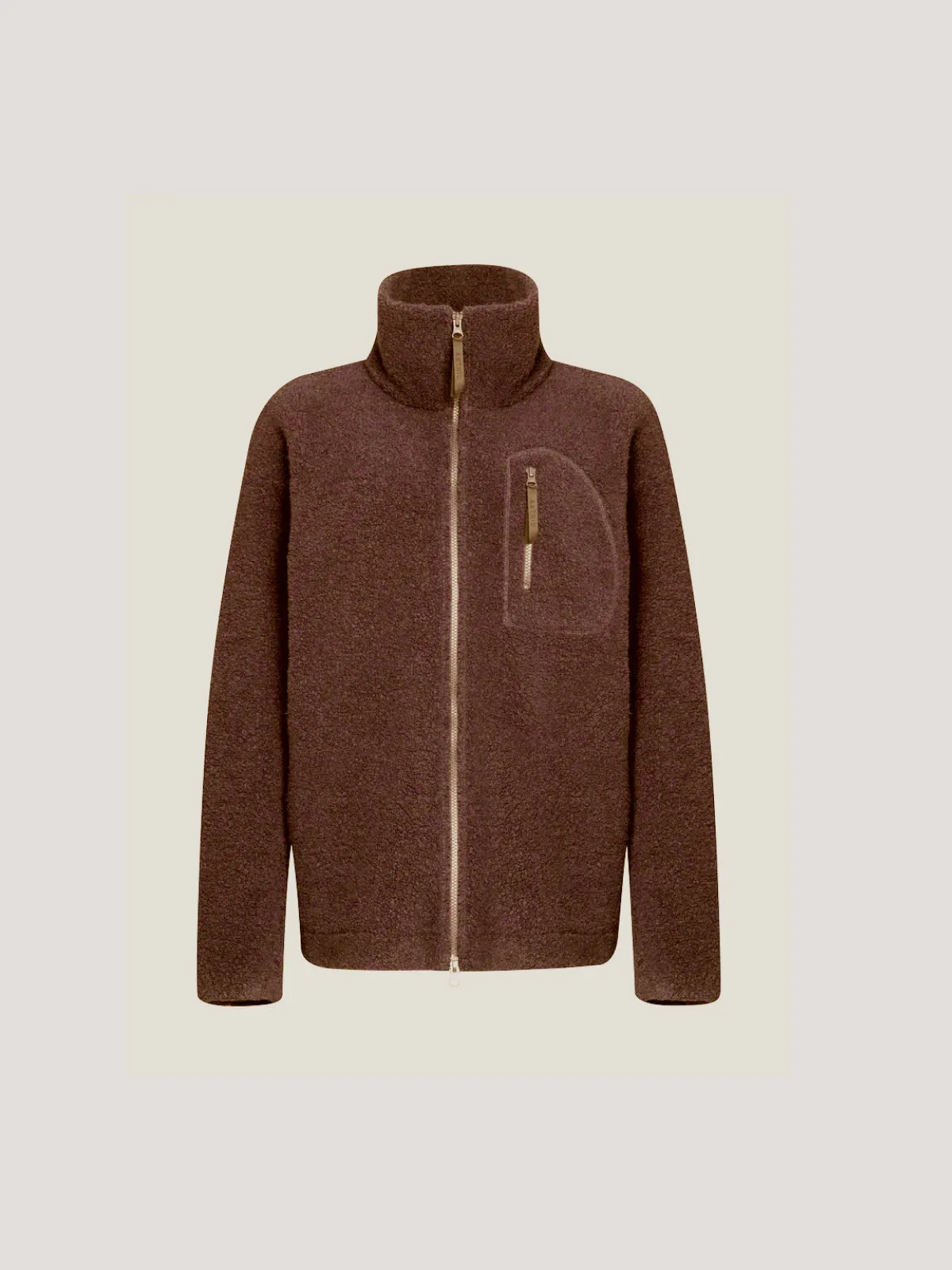 Fleece jacket rust