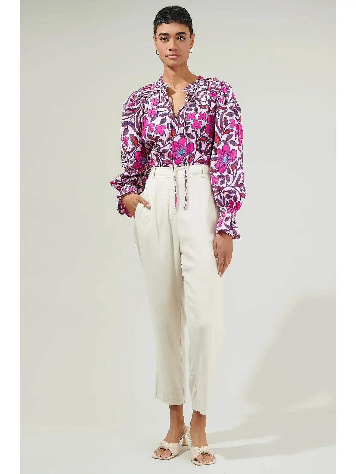 FLORAL RUSSO BLOUSE