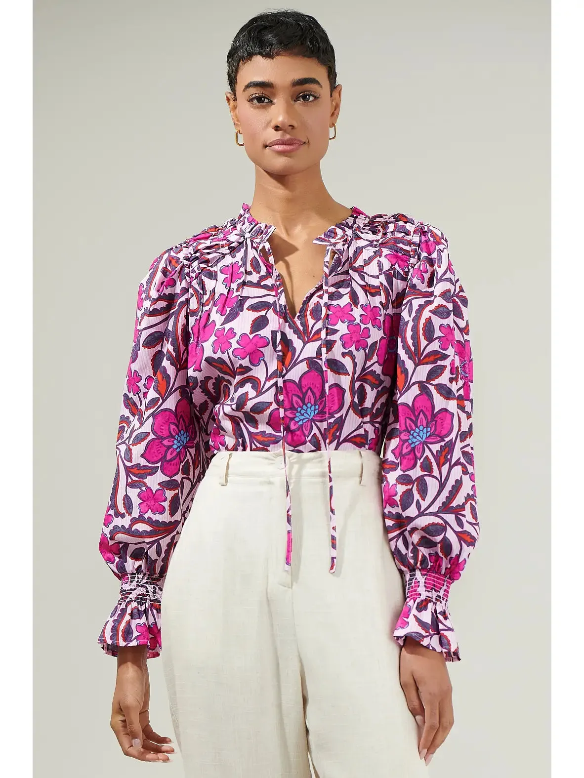 FLORAL RUSSO BLOUSE