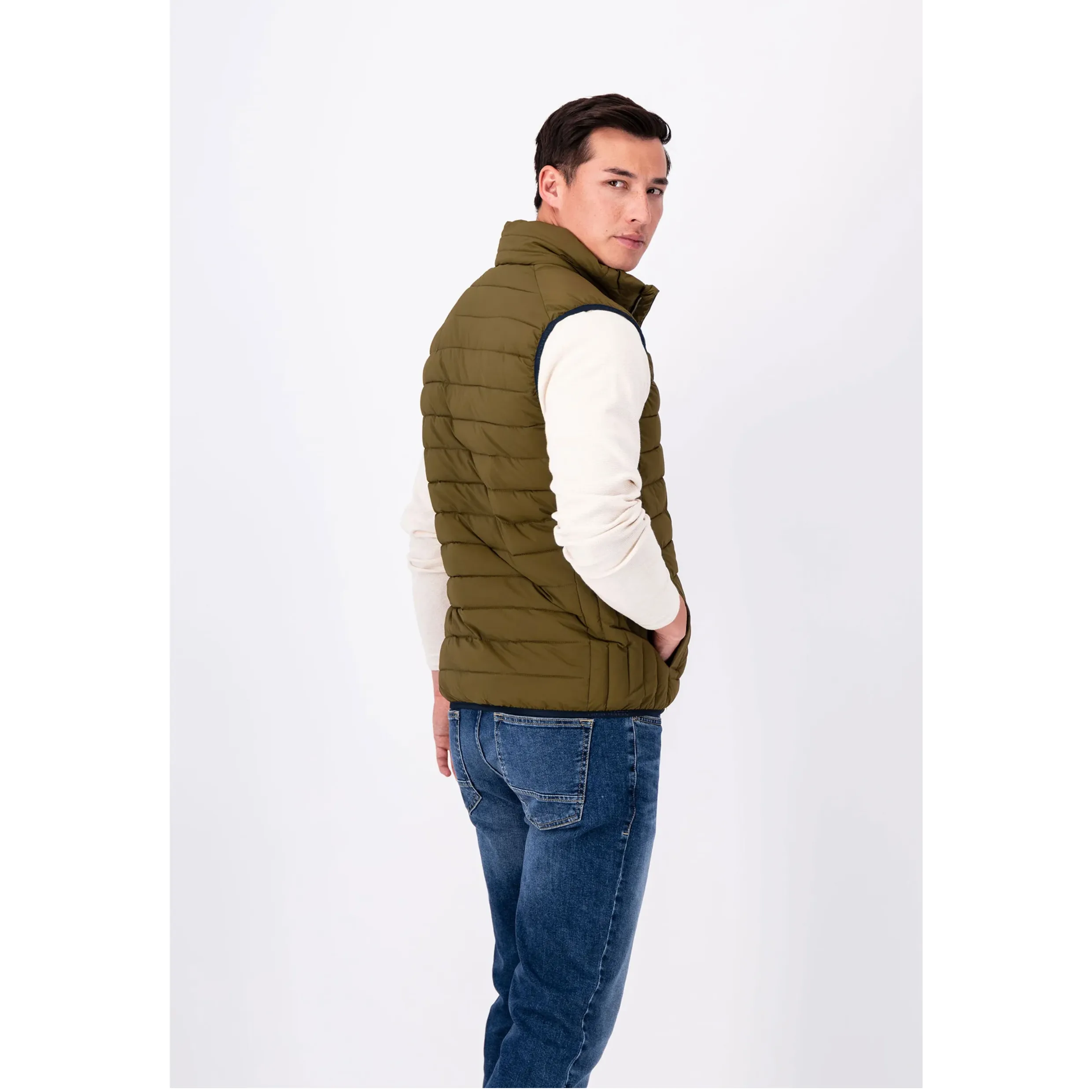 Fynch-Hatton Quilted Gilet 13142601 Deep Forrest