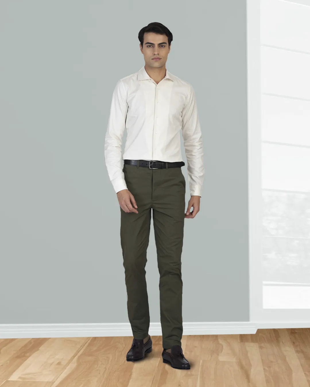 Genoa Olive Green Chino