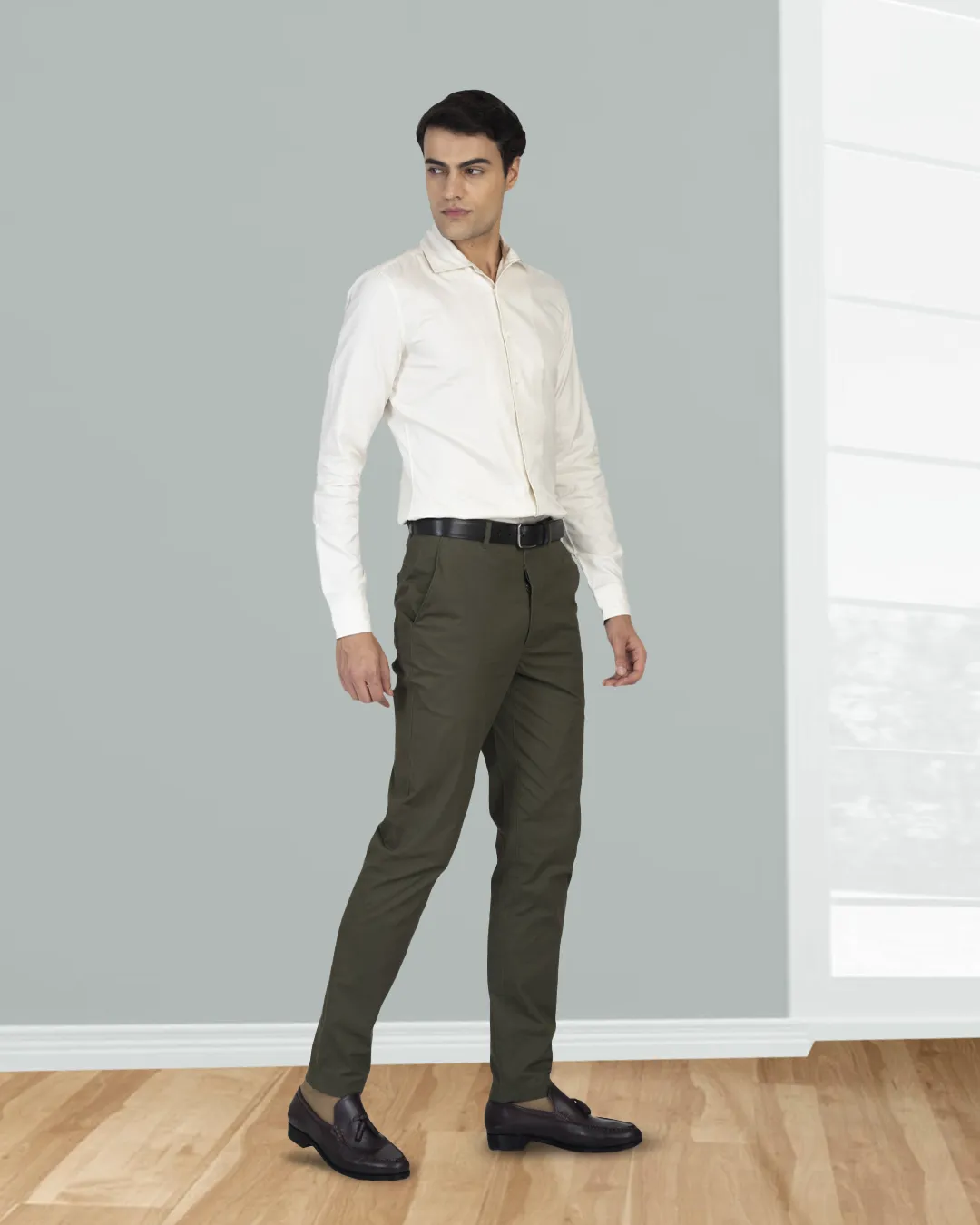 Genoa Olive Green Chino