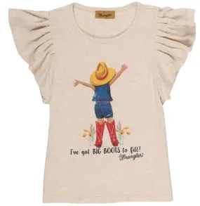 Girl's Wrangler Big Boots Graphic Tee