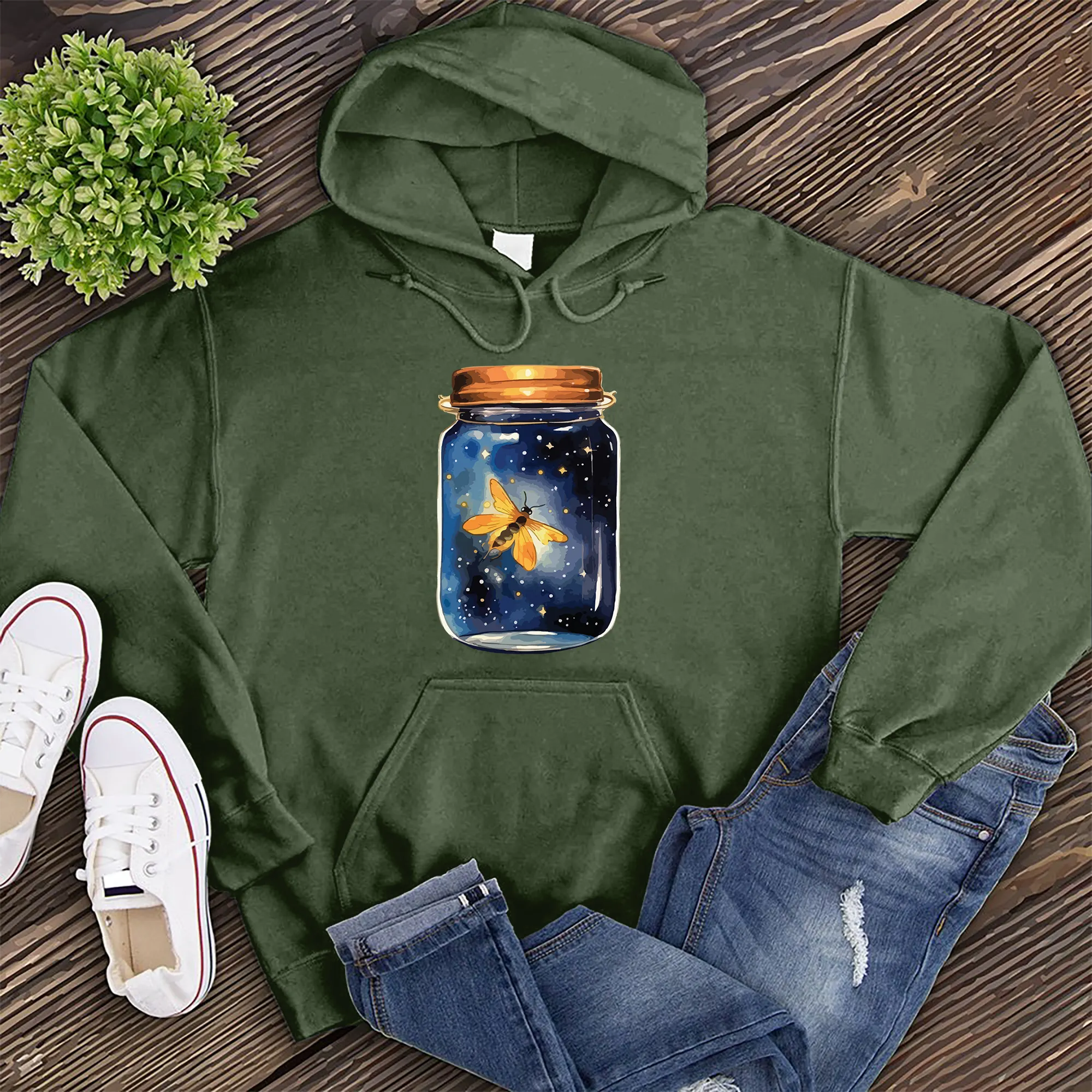 Glowing Firefly Jar Hoodie