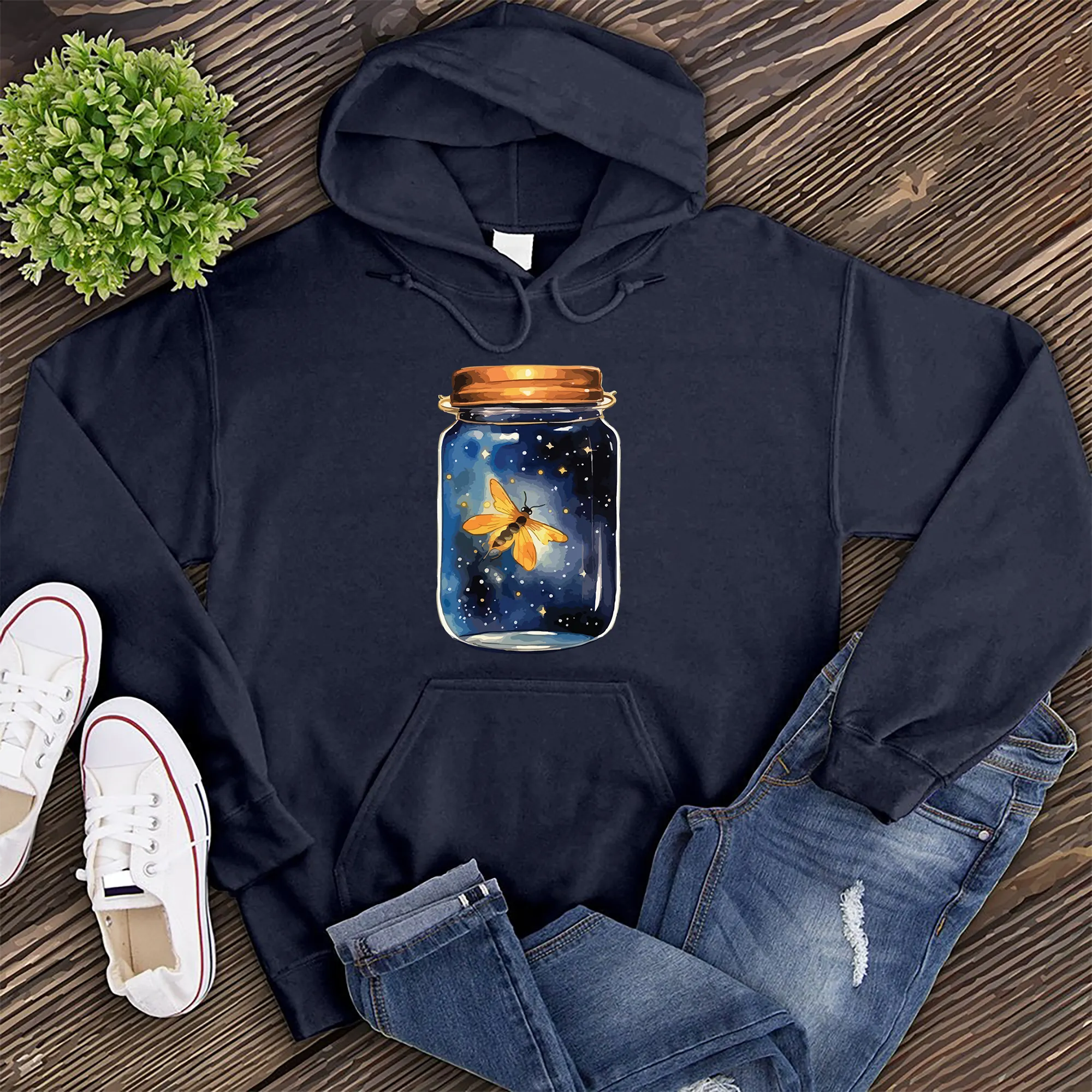 Glowing Firefly Jar Hoodie