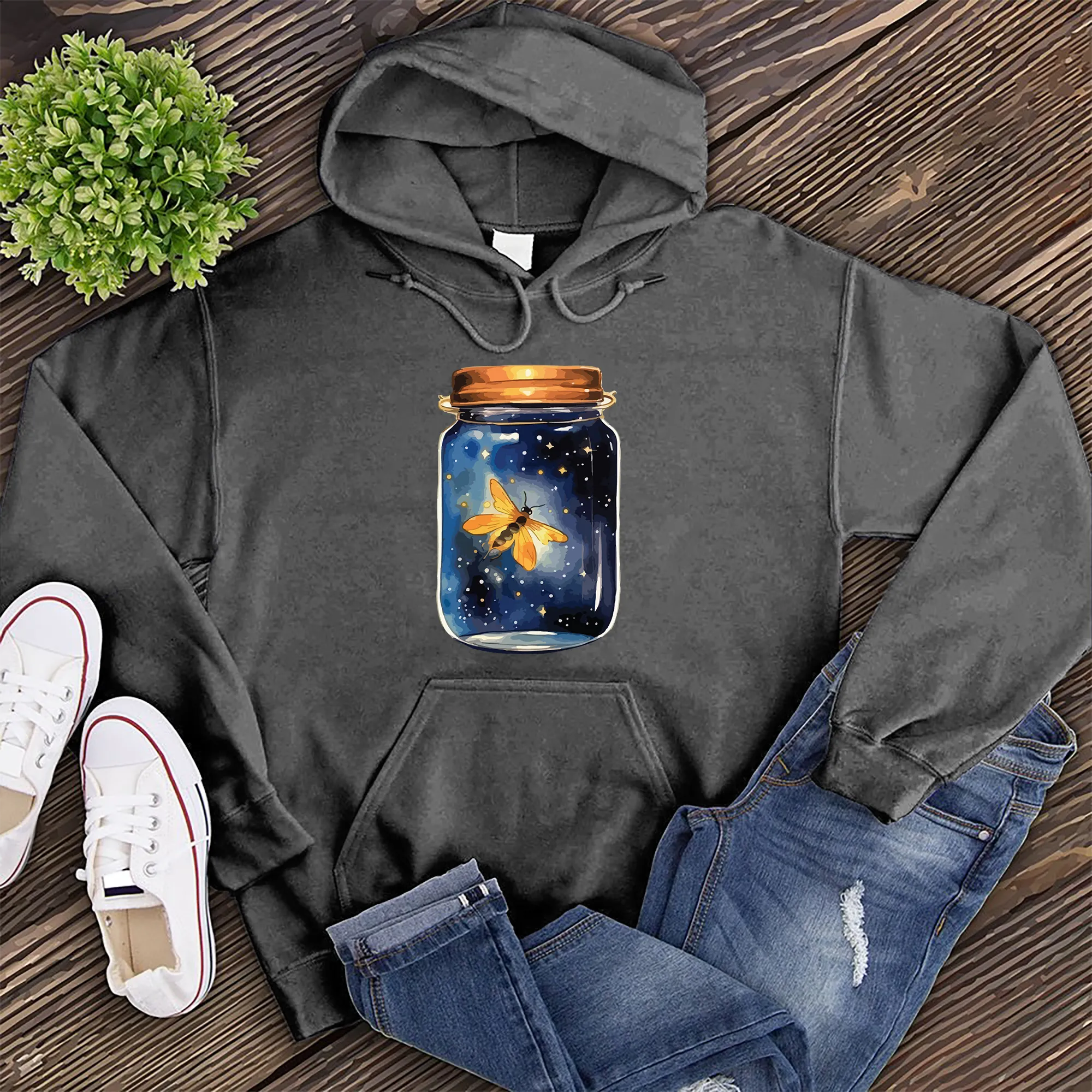 Glowing Firefly Jar Hoodie