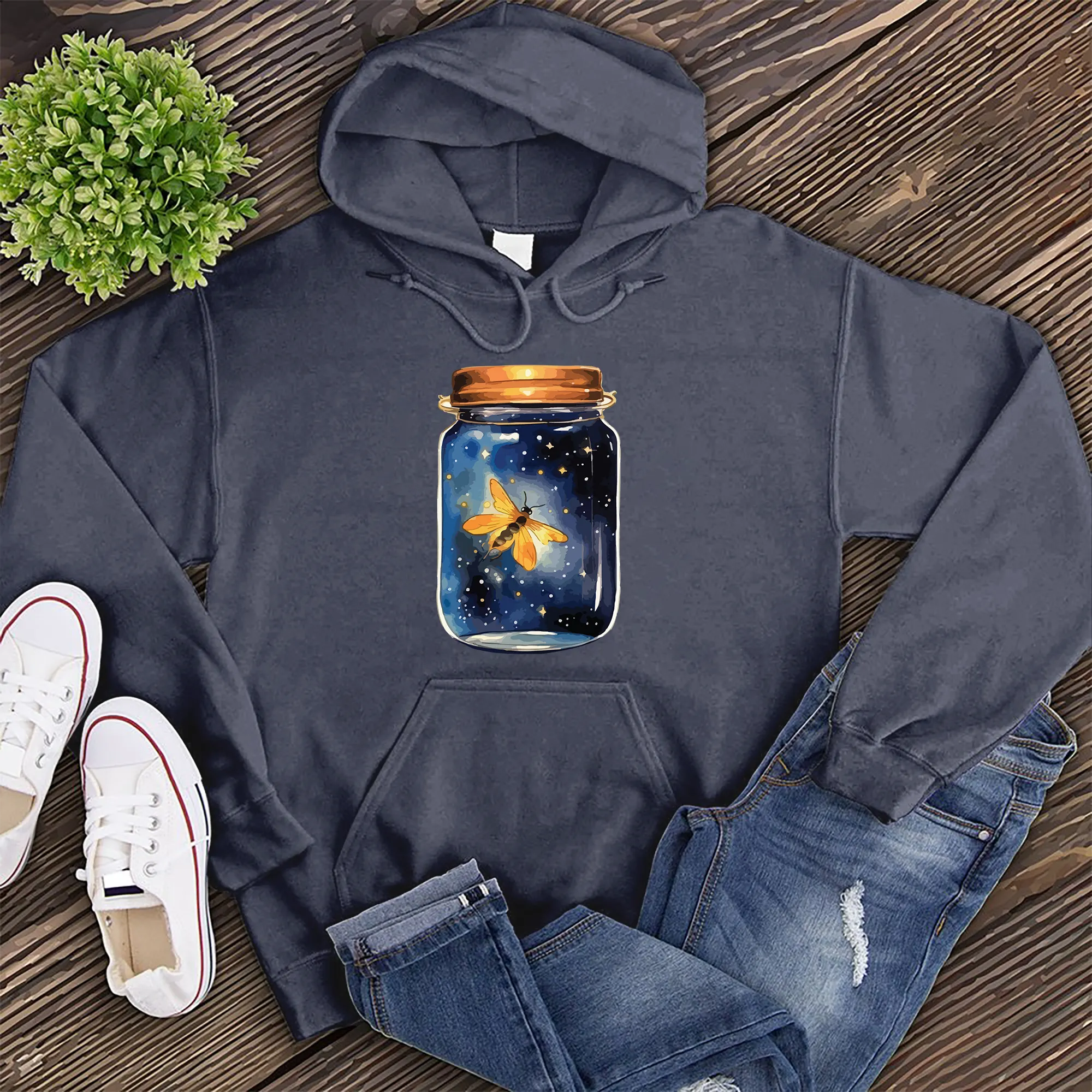 Glowing Firefly Jar Hoodie