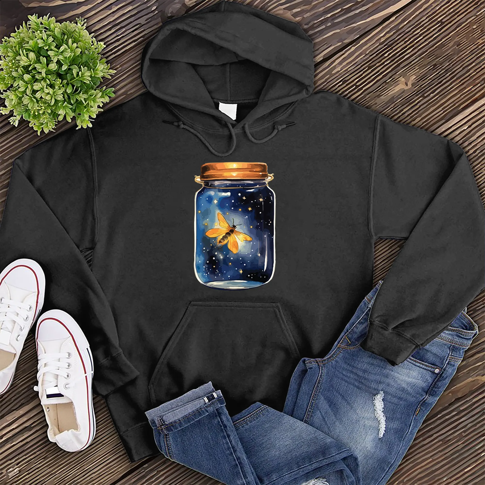 Glowing Firefly Jar Hoodie