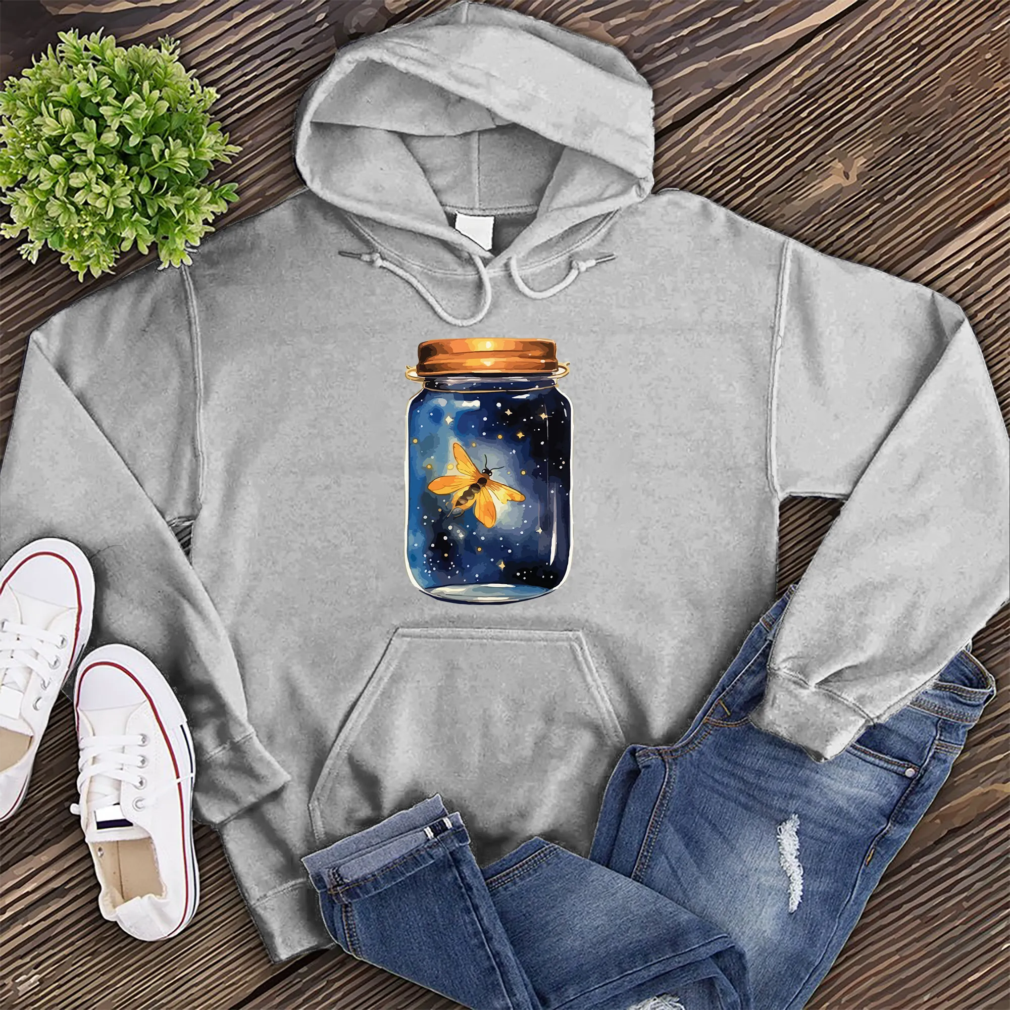 Glowing Firefly Jar Hoodie