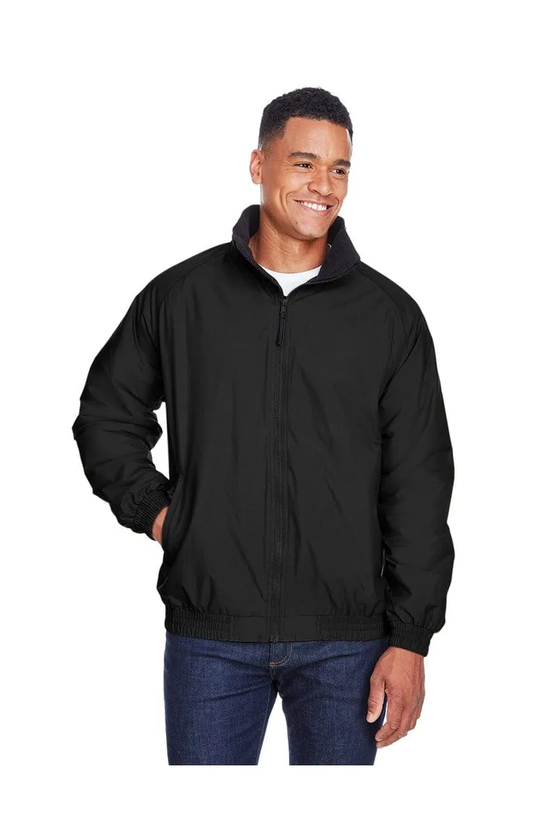 Harriton M740: Adult Fleece-Lined Nylon Jacket