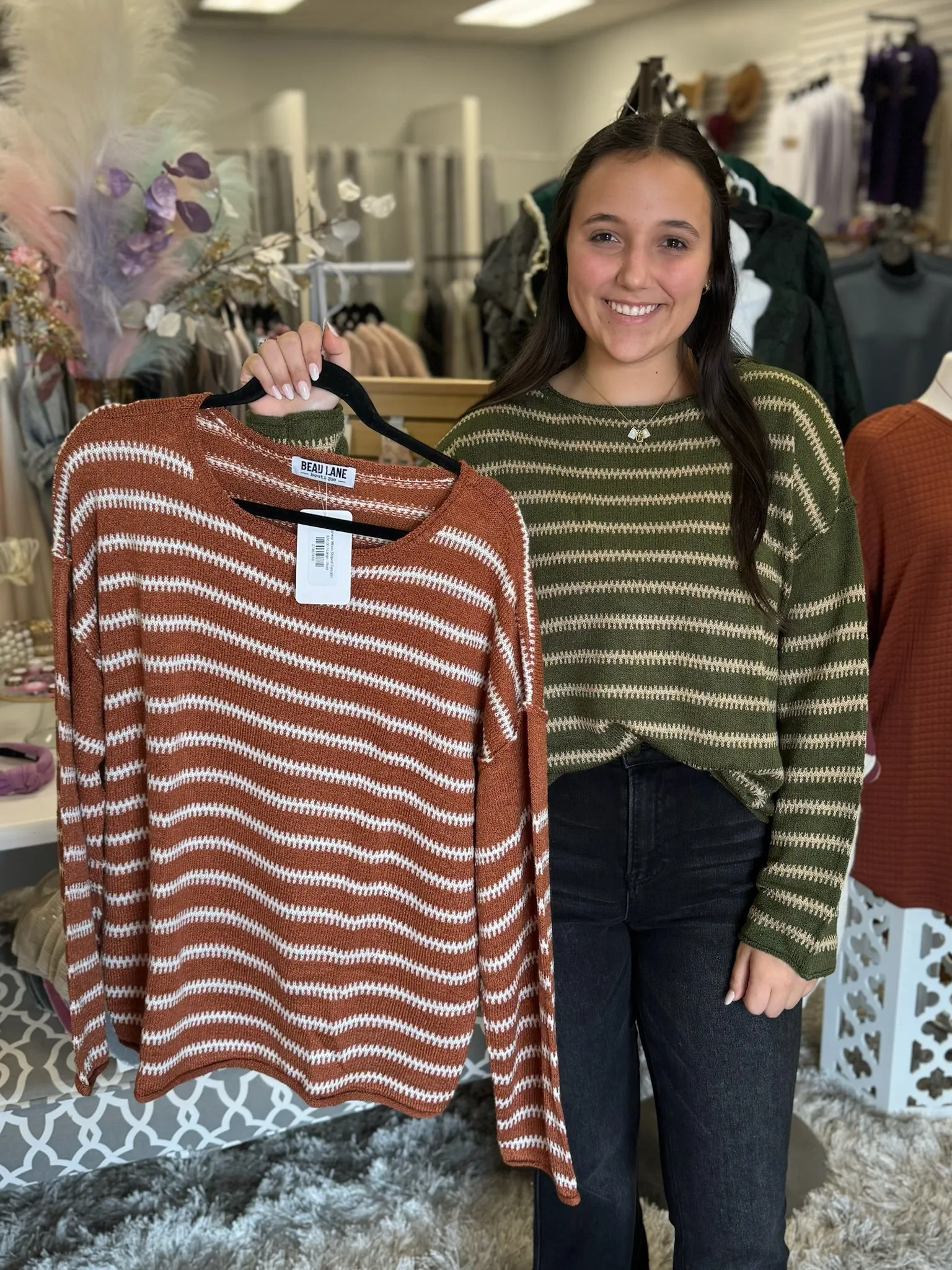 Harvest Moon Striped Sweater