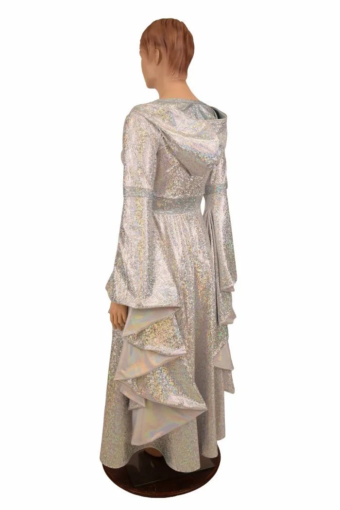 Hooded Marian Gown with Sorceress Sleeves