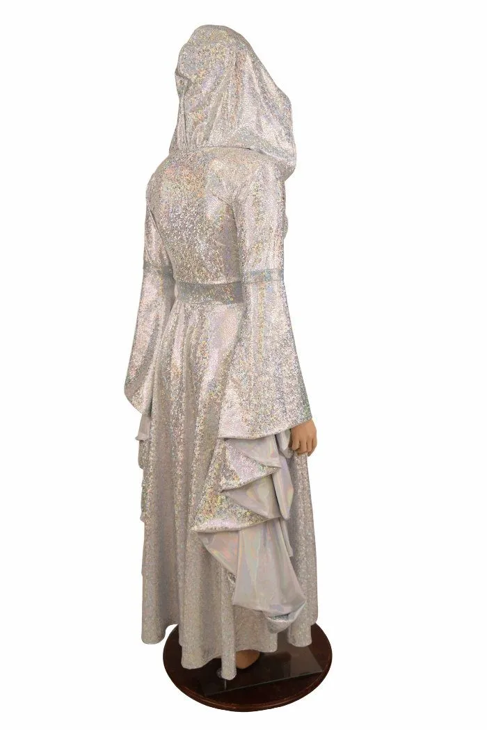 Hooded Marian Gown with Sorceress Sleeves