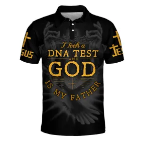 I Took A Dna Test And God Is My Father Jesus Christ Polo Shirt - Christian Shirts & Shorts