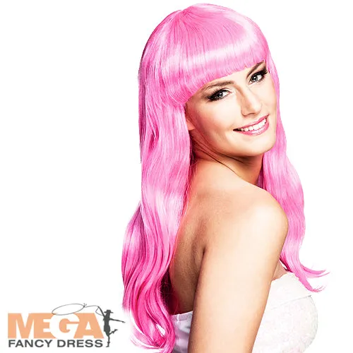 Icy Pink Chique Wig Glamorous Hair Accessory