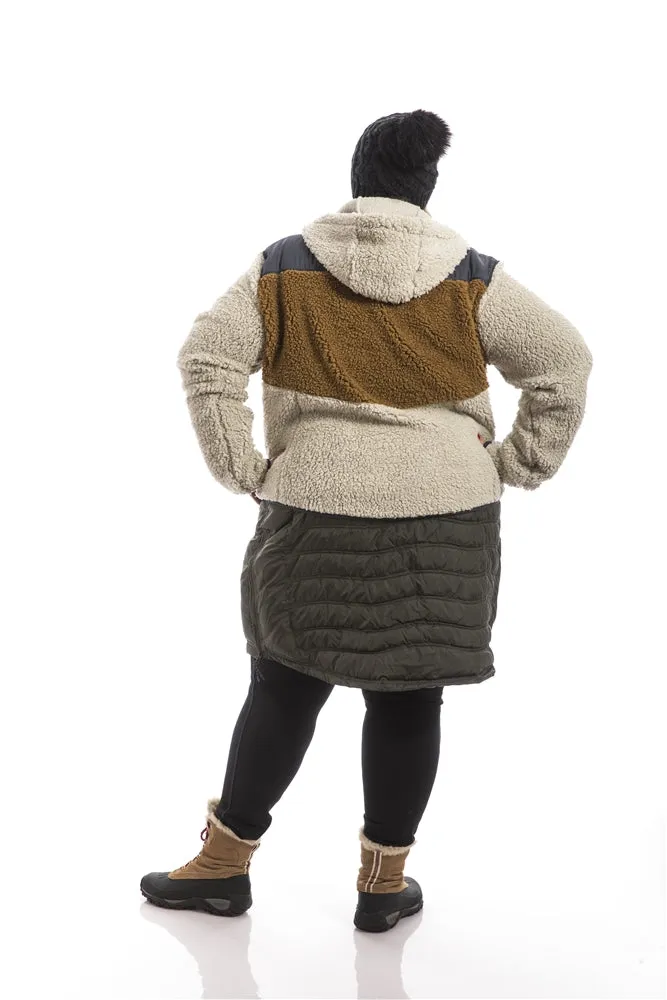 Inspire Plus Size  Fleece | Stone/ Gold