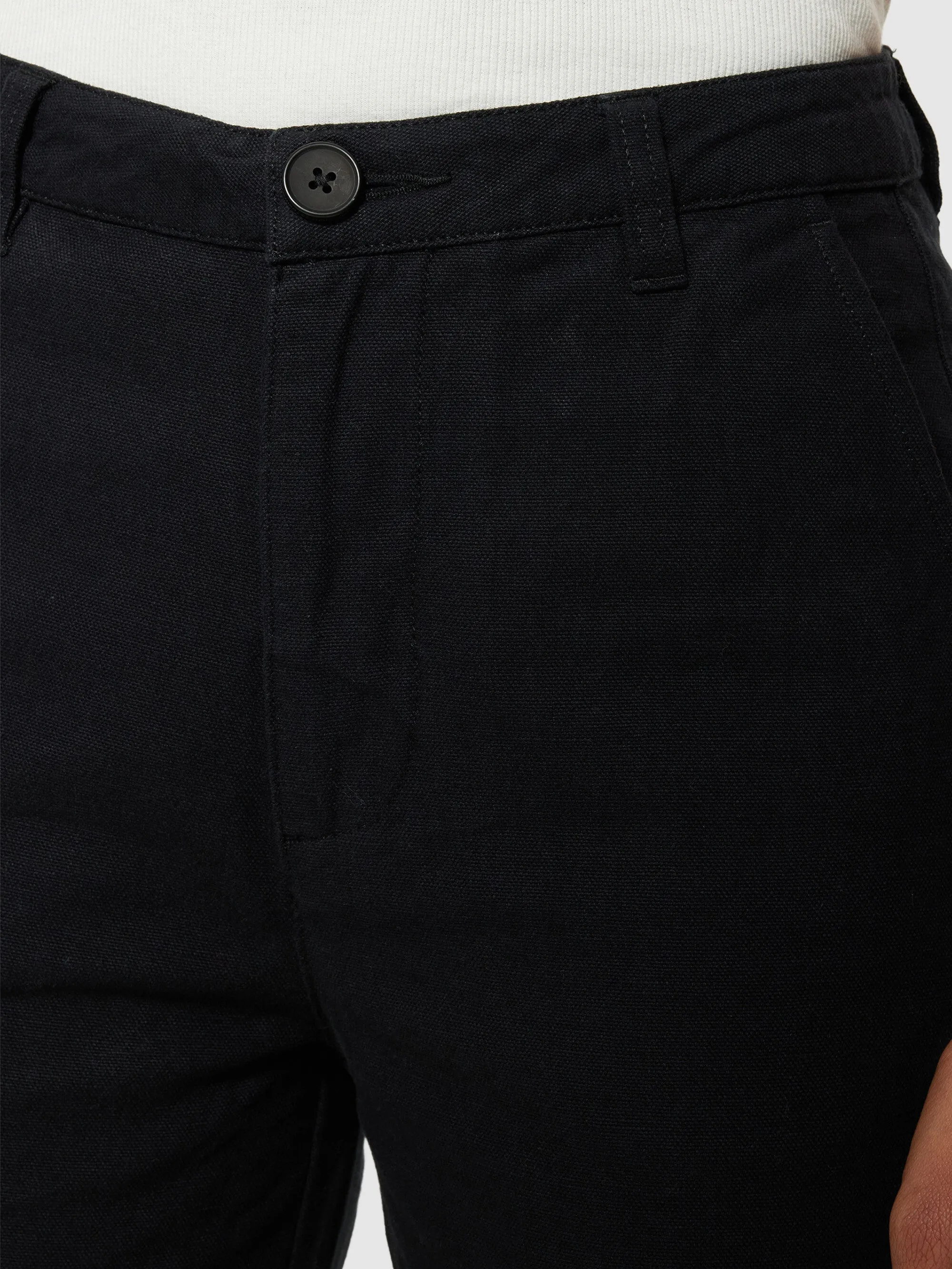 IRIS mom mid-rise chino - Black Jet