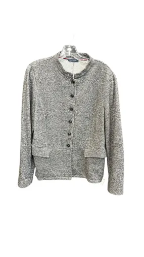 Jacket Fleece By Tommy Hilfiger In Grey, Size: M