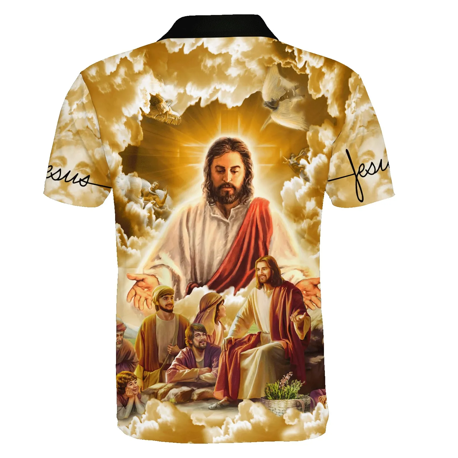 Jesus Christ And His Disciples Polo Shirt - Christian Shirts & Shorts