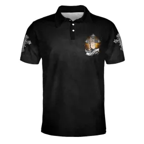 Jesus Is The Key To Heaven But Faith Unlocks The Door Prayer Polo Shirt - Christian Shirts & Shorts