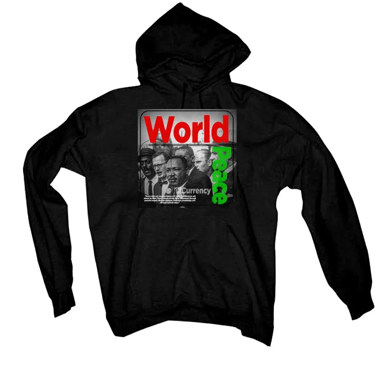 Jordan 13 Playoffs - Black T-Shirt (WORLD PEACE)