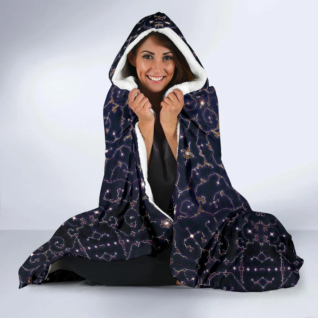 Jungle Vision - Purple | Hooded Blanket | Mandalazed