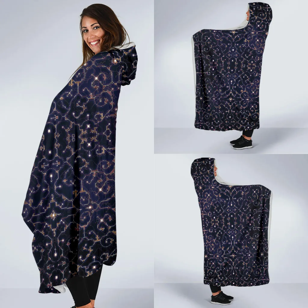 Jungle Vision - Purple | Hooded Blanket | Mandalazed