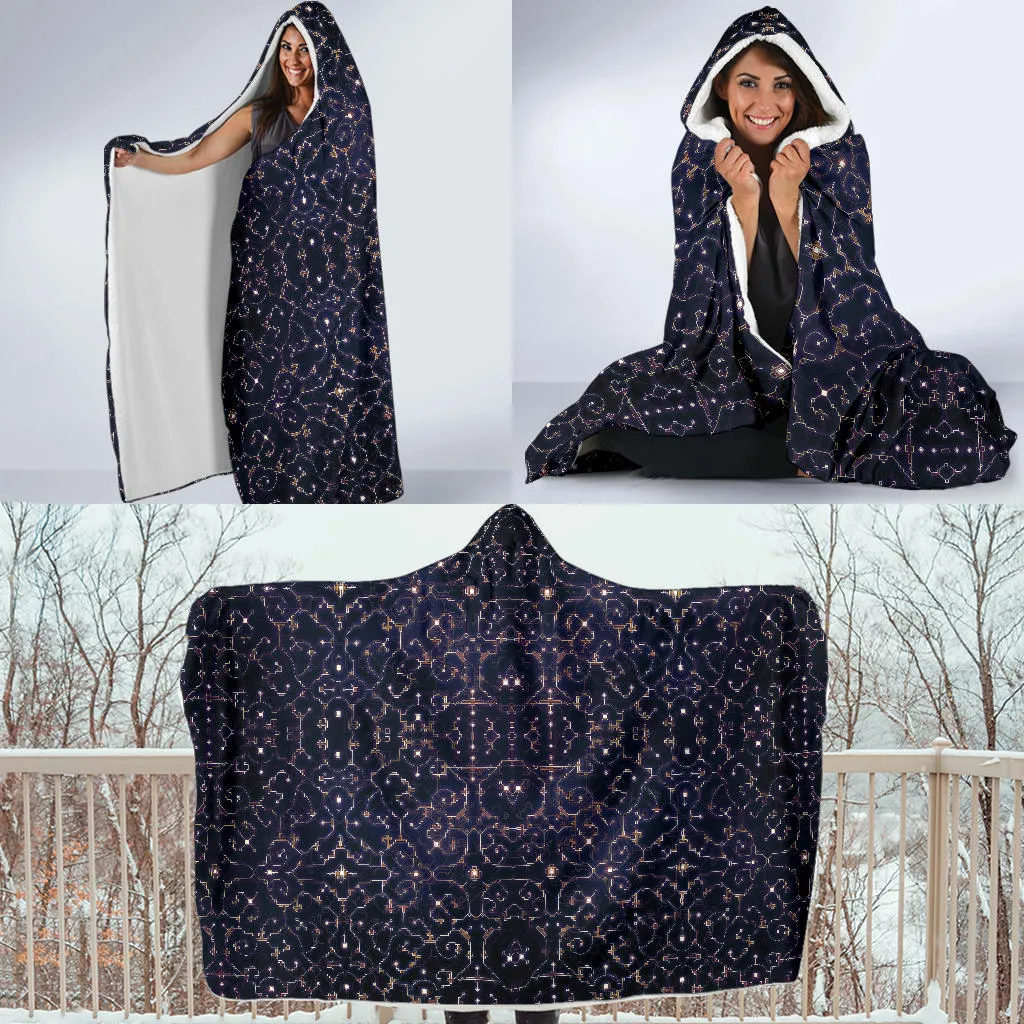 Jungle Vision - Purple | Hooded Blanket | Mandalazed