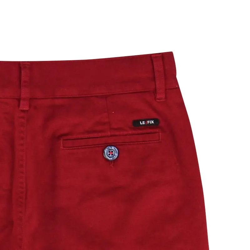 Le Fix Chino Shorts I Burgundy