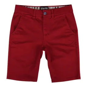 Le Fix Chino Shorts I Burgundy