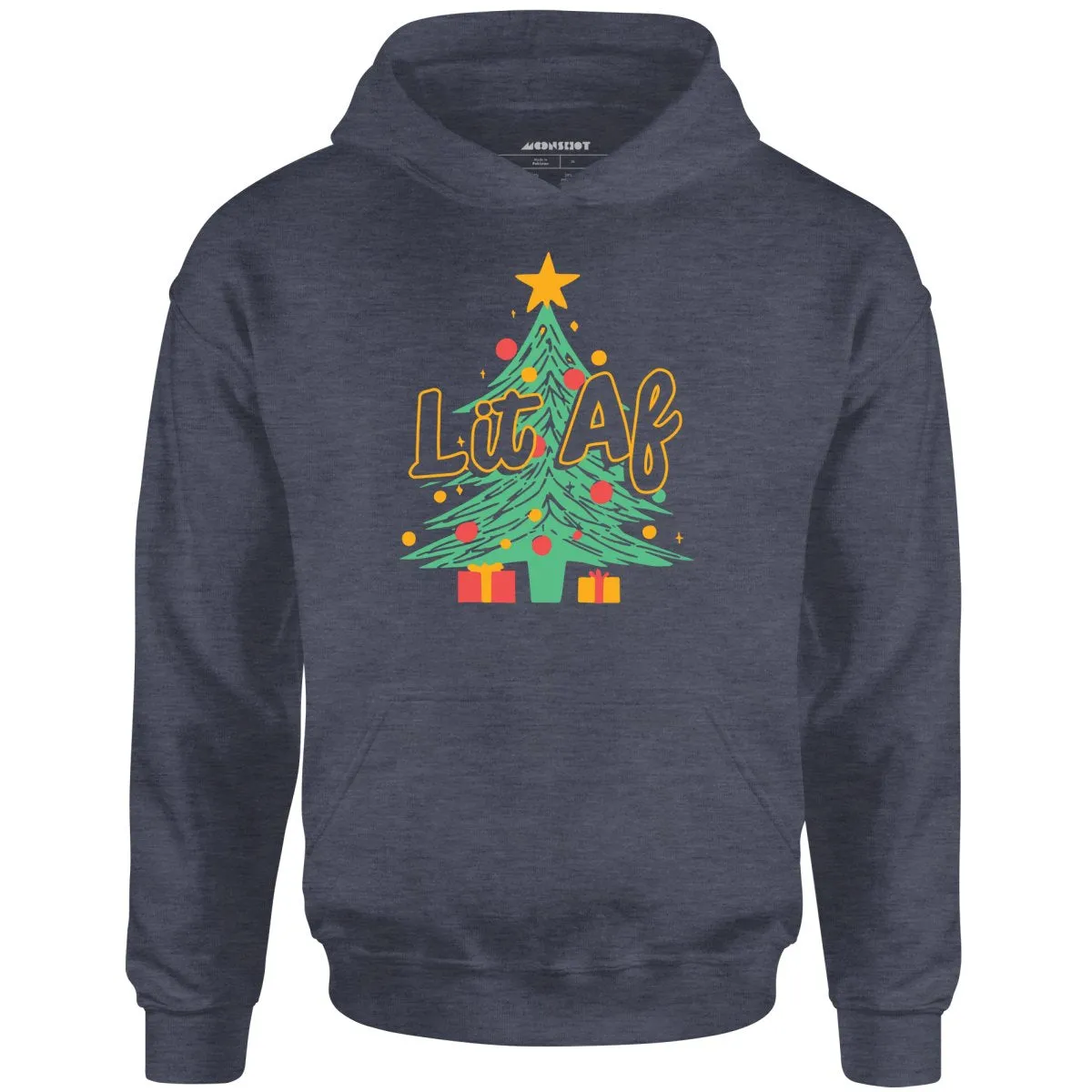 Lit AF Christmas Tree - Unisex Hoodie