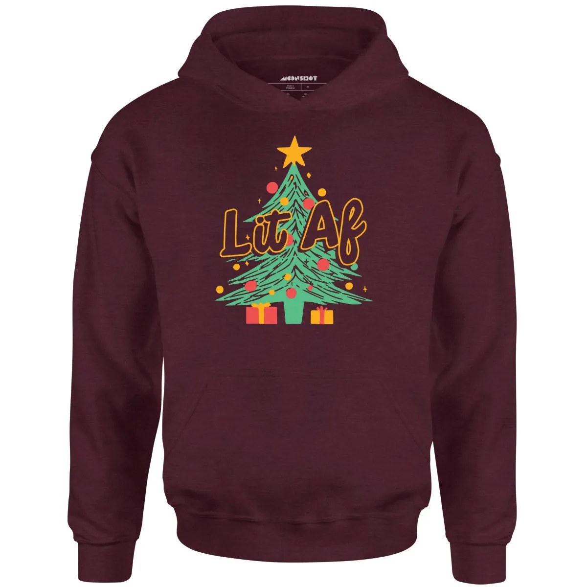 Lit AF Christmas Tree - Unisex Hoodie