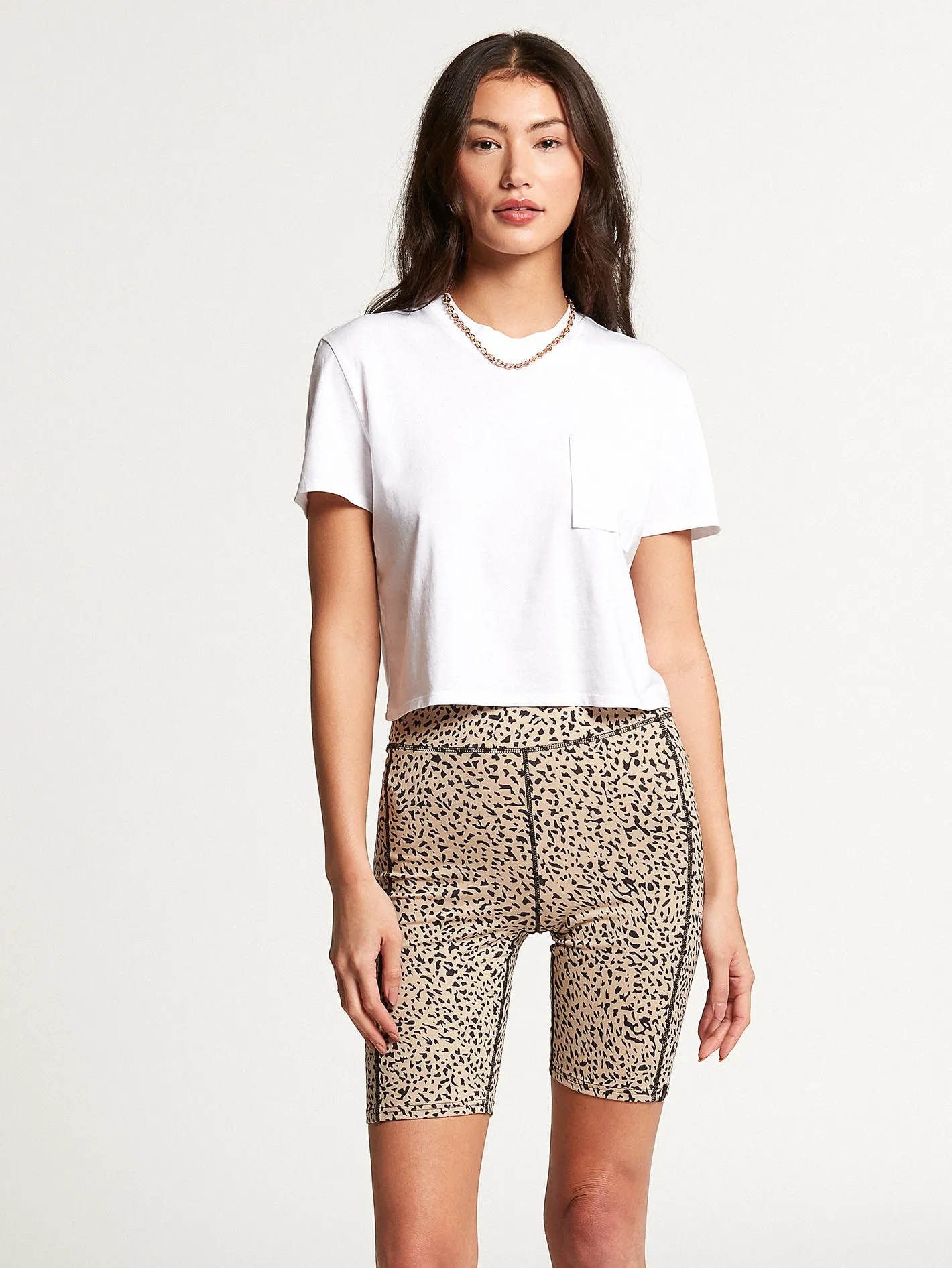 Lived In Lounge Bike Short - Animal Print