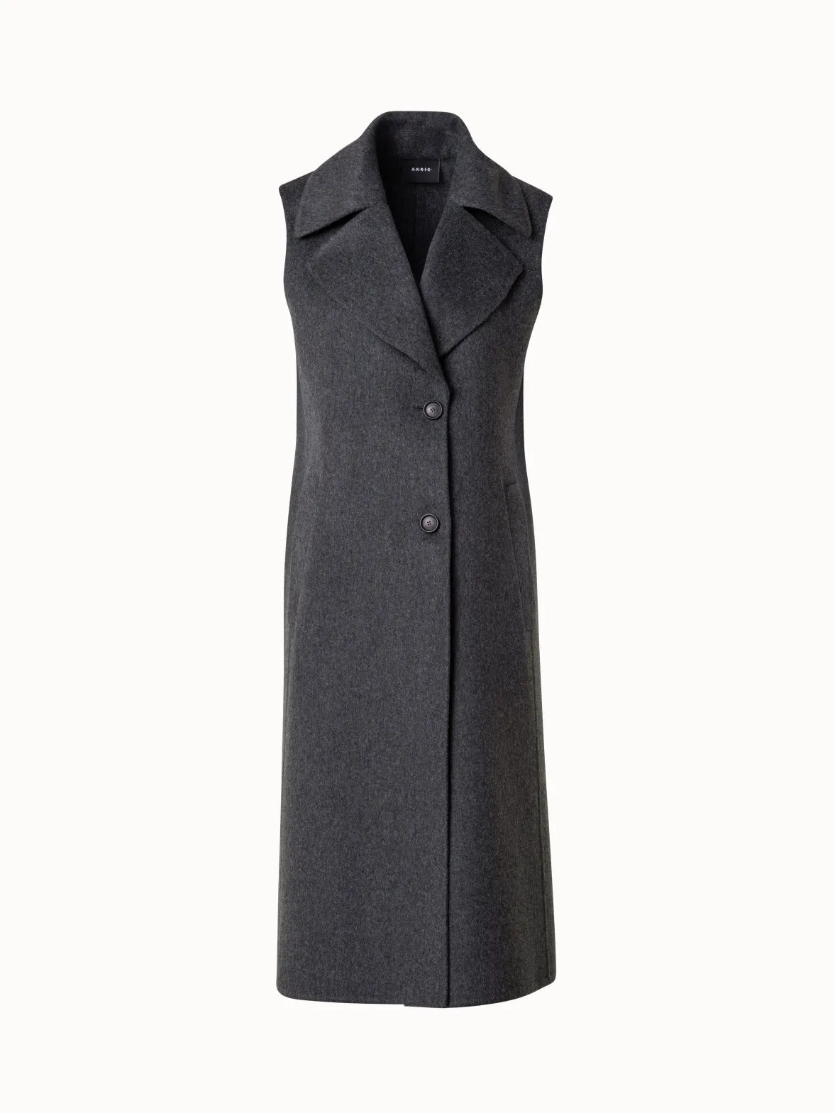 Long 100% Cashmere Vest