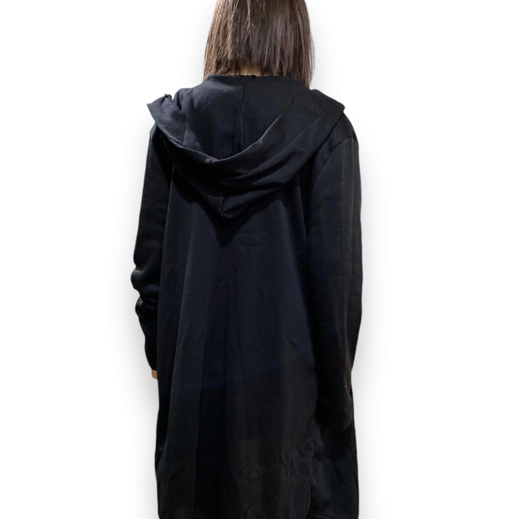 Long Hooded Cloak Cardigan Jacket