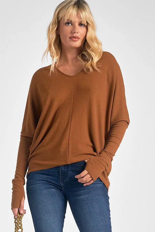 Long V Neck Sweater