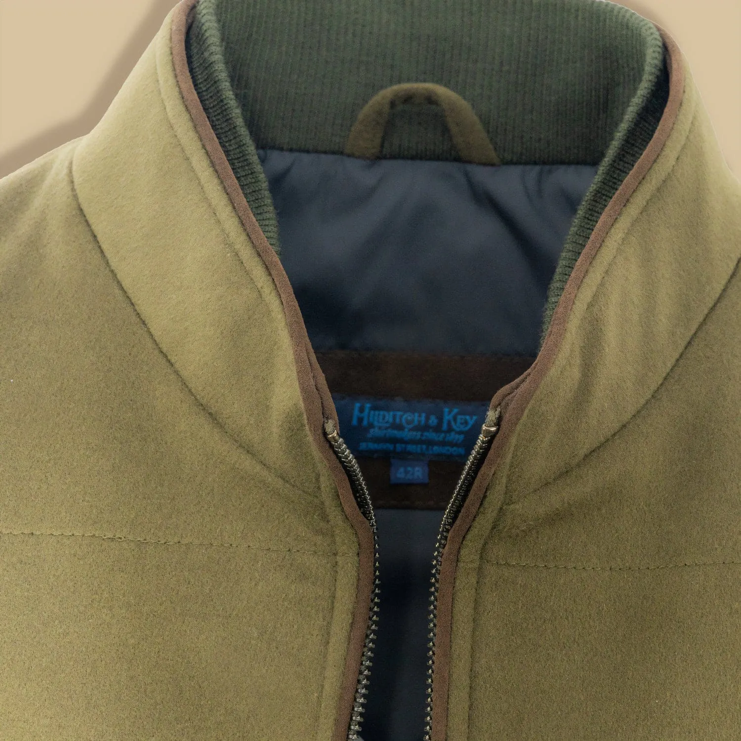 Loro Piana Green Cashmere Gilet