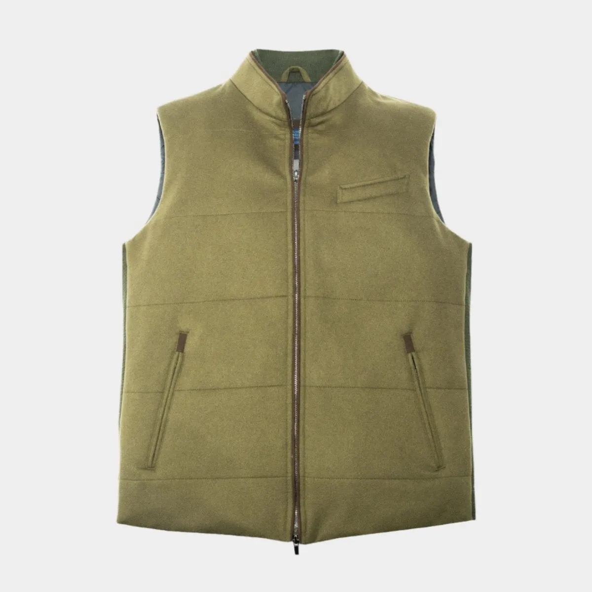 Loro Piana Green Cashmere Gilet