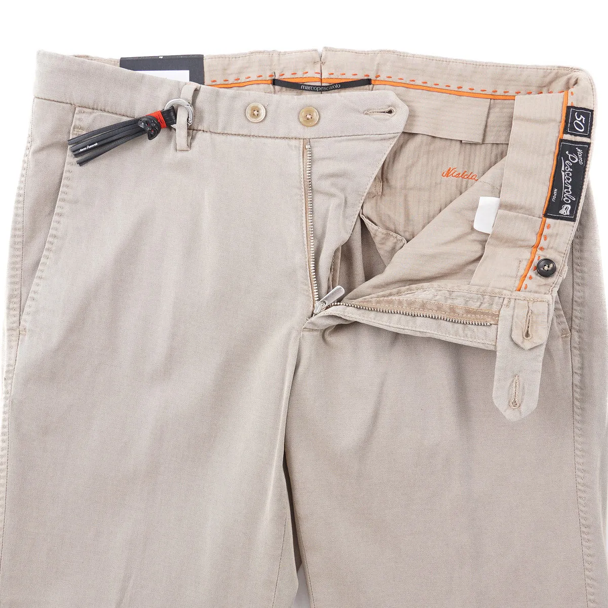 Marco Pescarolo Cotton-Blend Chinos