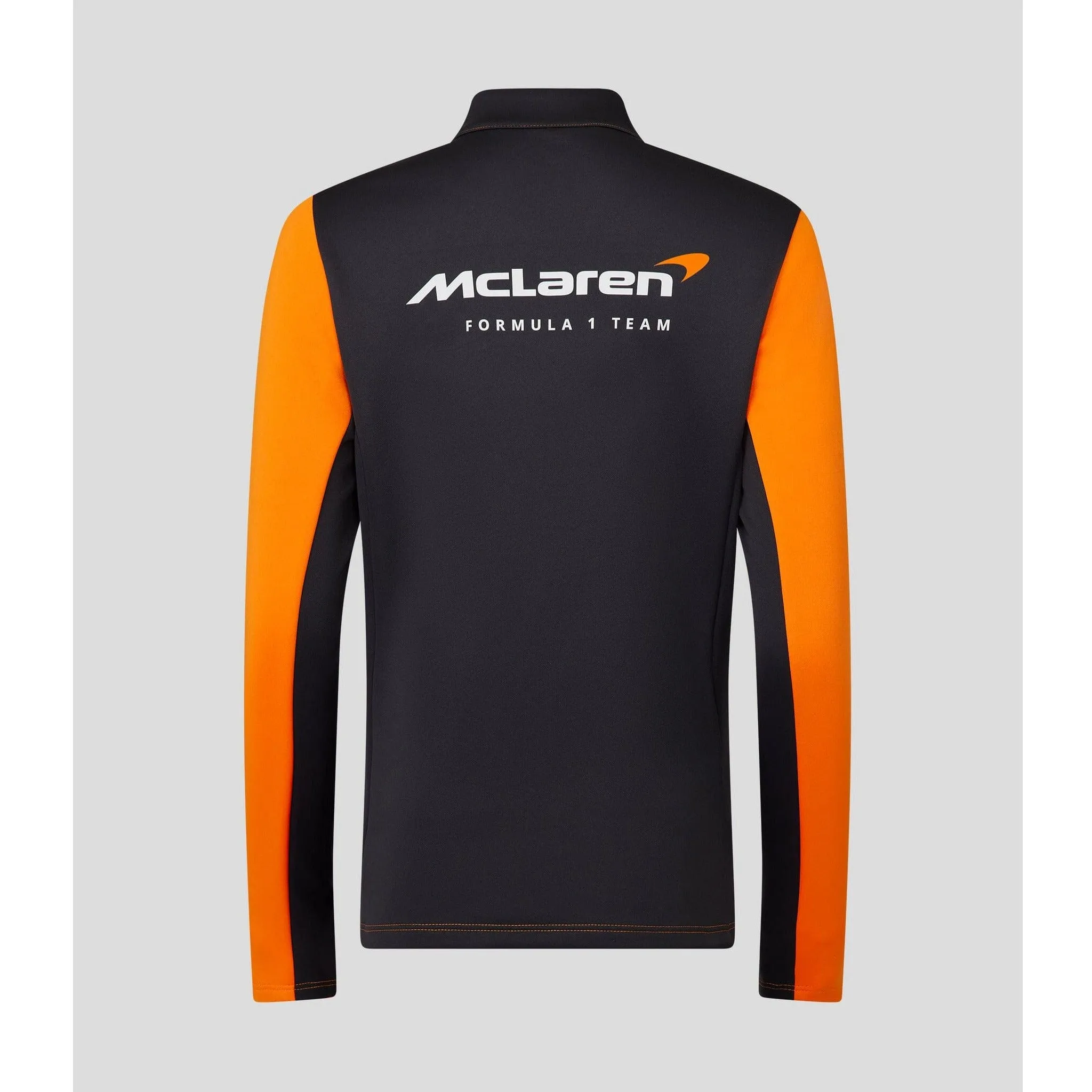 McLaren F1 Women's 2023 Team Quarter Zip Midlayer Jacket- Papaya