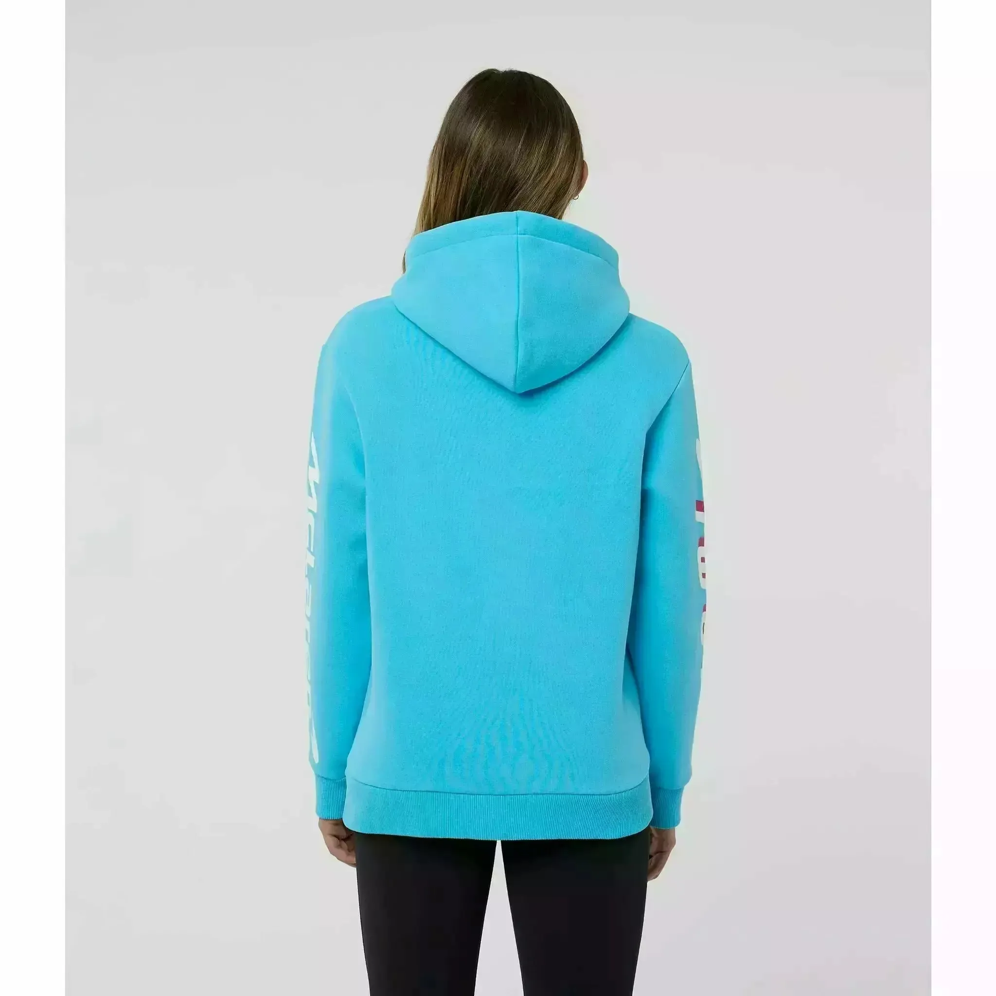 McLaren F1 Women's Miami Neon Logo Hoodie -Black/Vice Blue