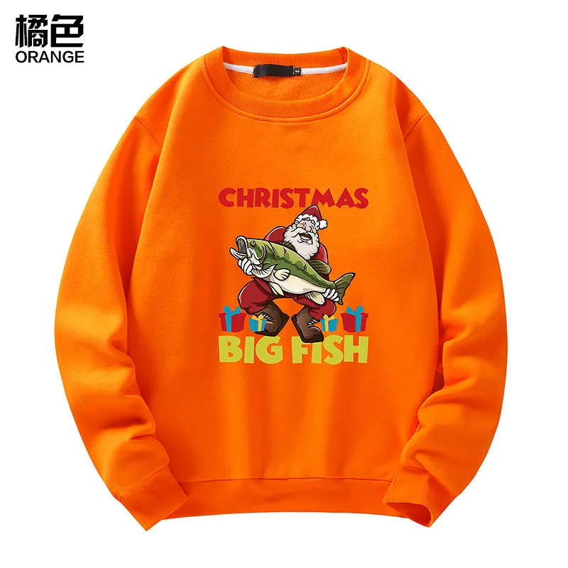 Men's Christmas Santa Print Sweatshirt